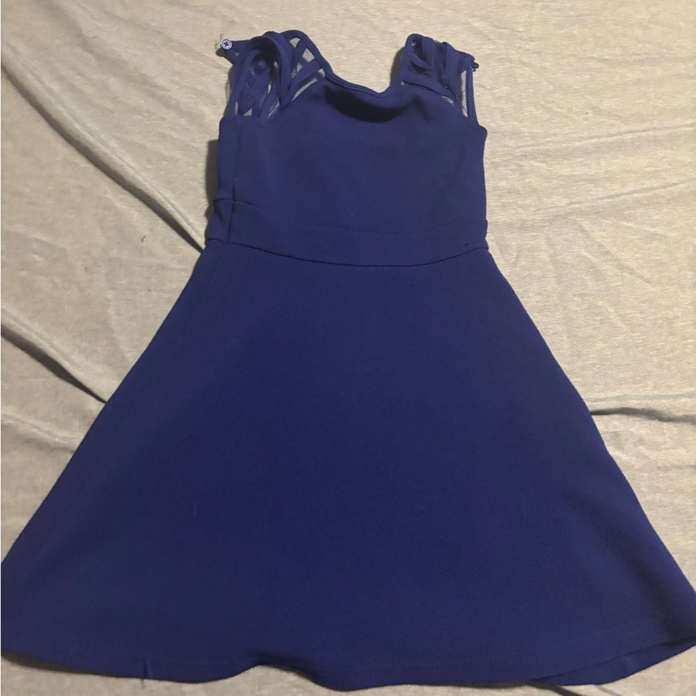 Place Royal Blue Kids Dress